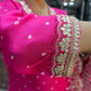 Clothas Goegeous Embrodery Work Kurti Pant And Duppatta Jenny Pink